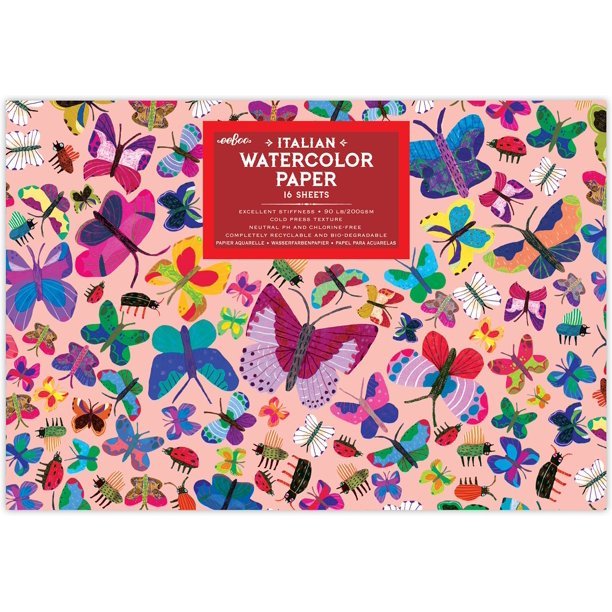 Butterflies Watercolor Pad