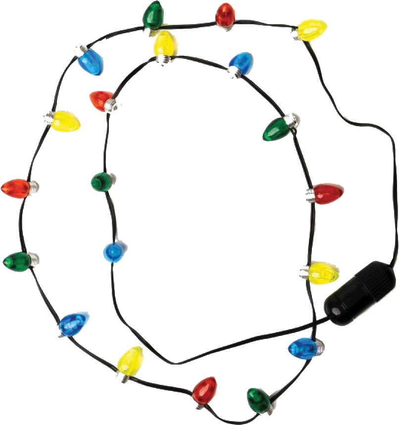 Flashing Holiday LED Necklaces