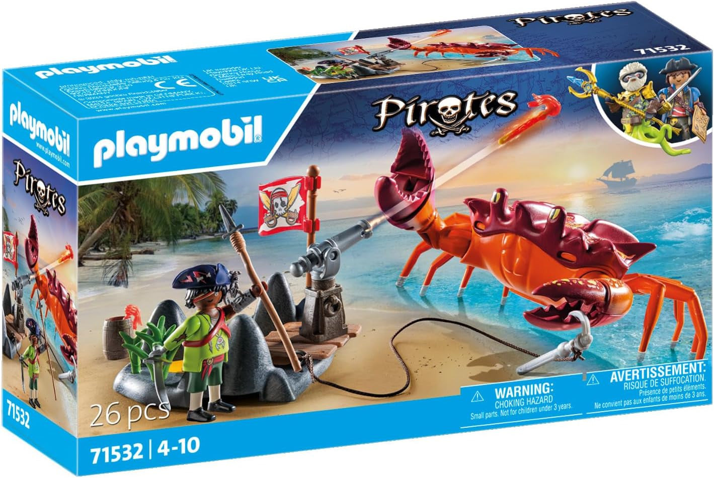 Pirates Battle Against the Giant Crab