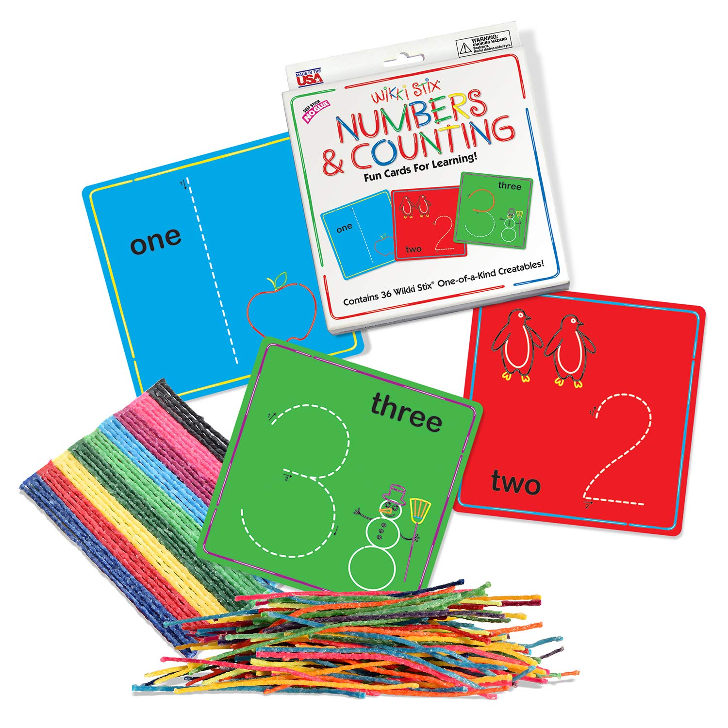 Number Cards Set Wikki Stix