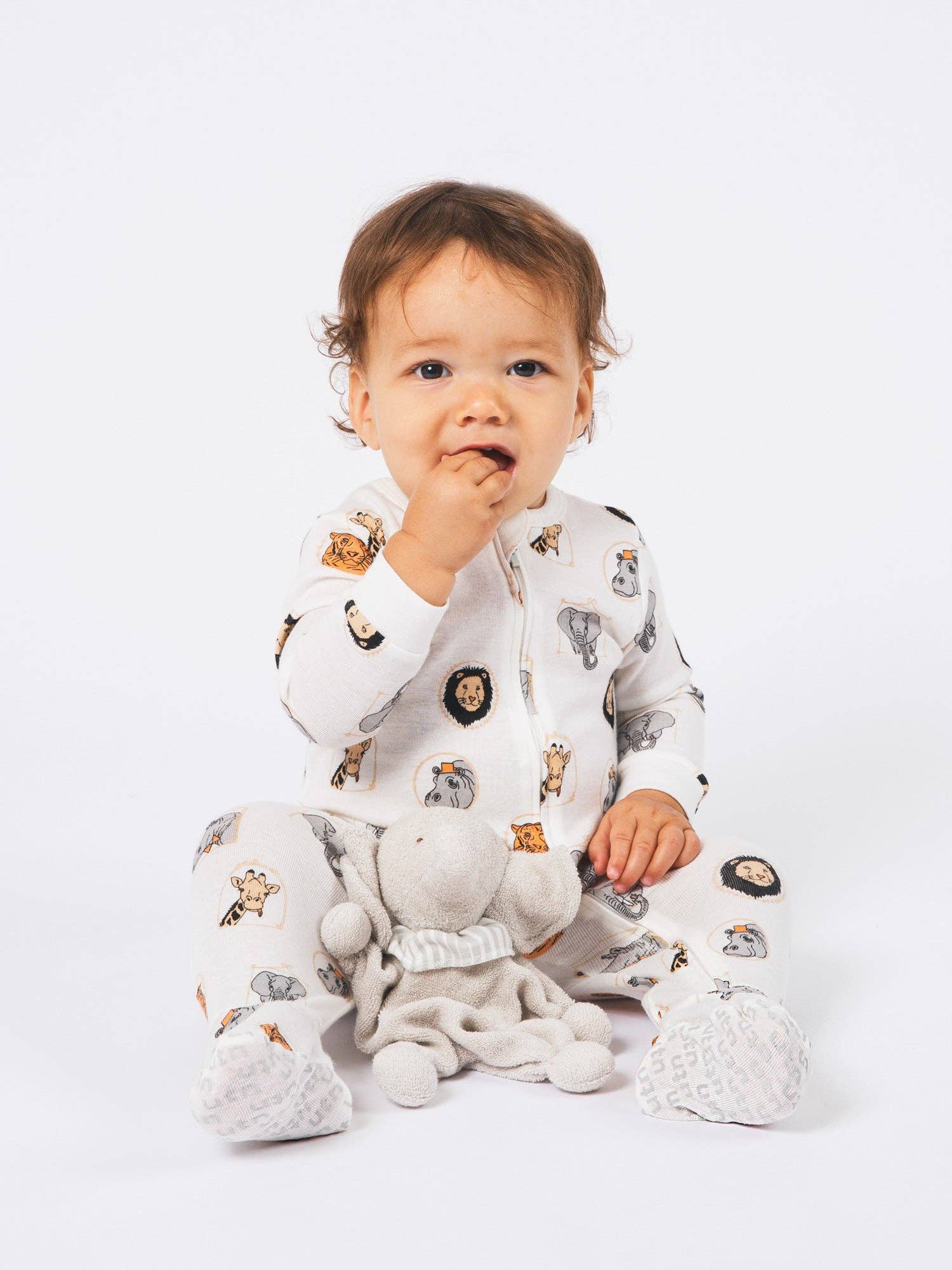 Elephant Lovey - Grey