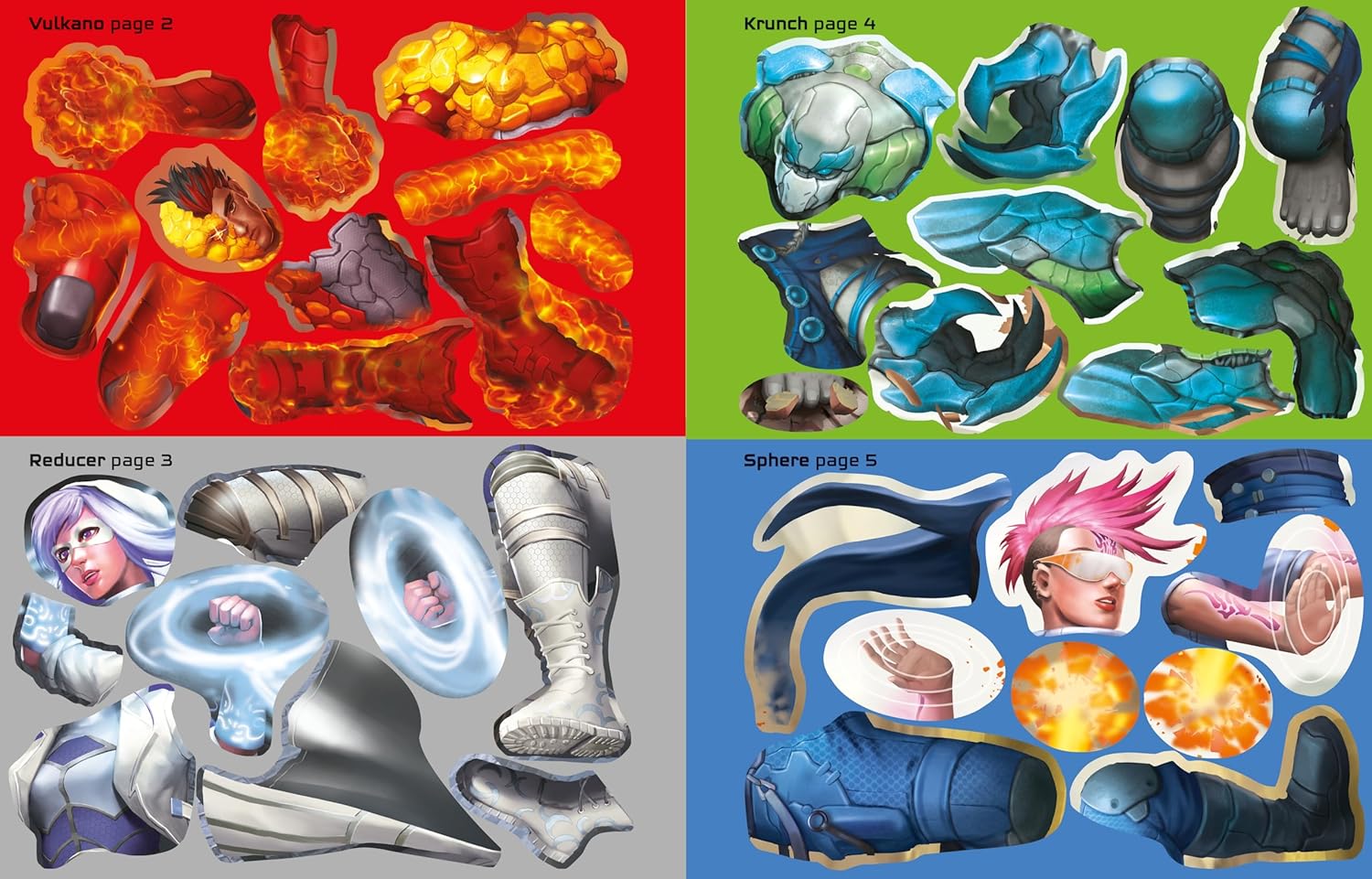 Build Your Own Superheroes Sticker Book