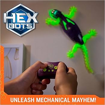 Hex Bots Wall Crawler - Glow in the Dark Gecko - Default