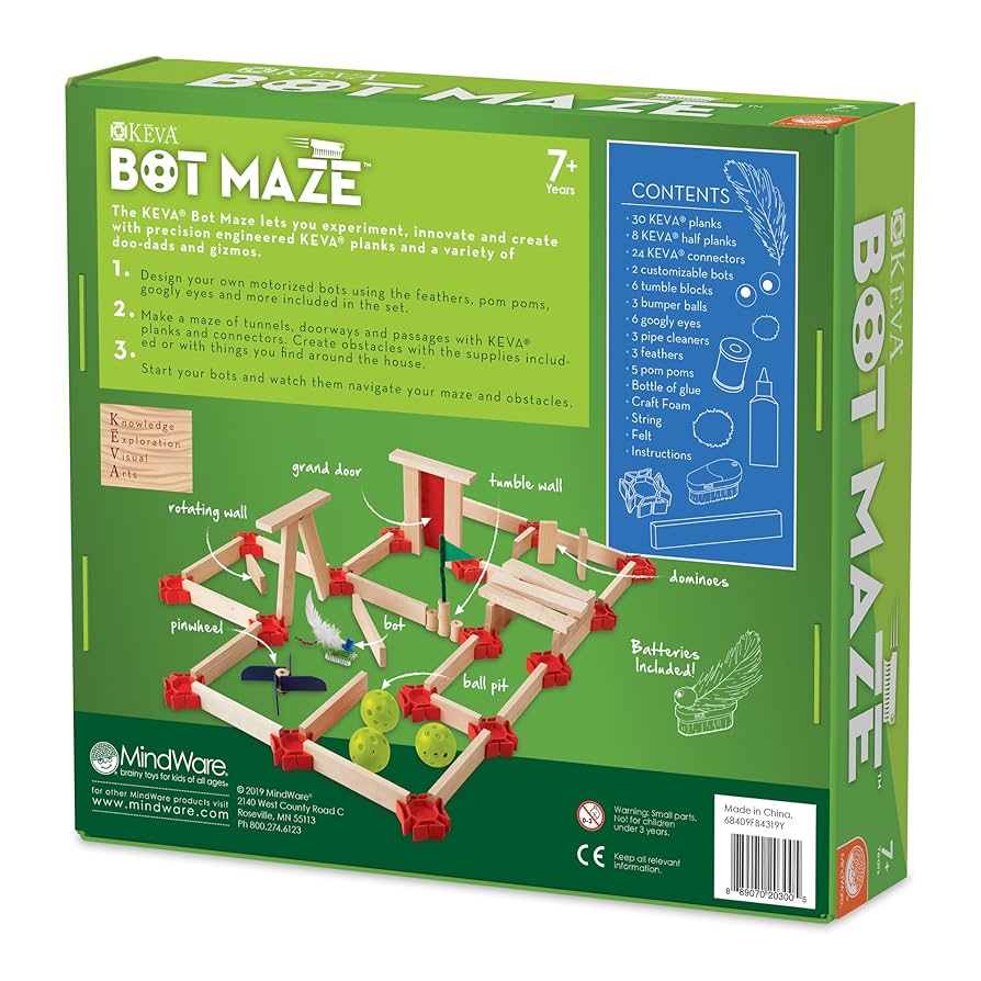 KEVA Bot Maze