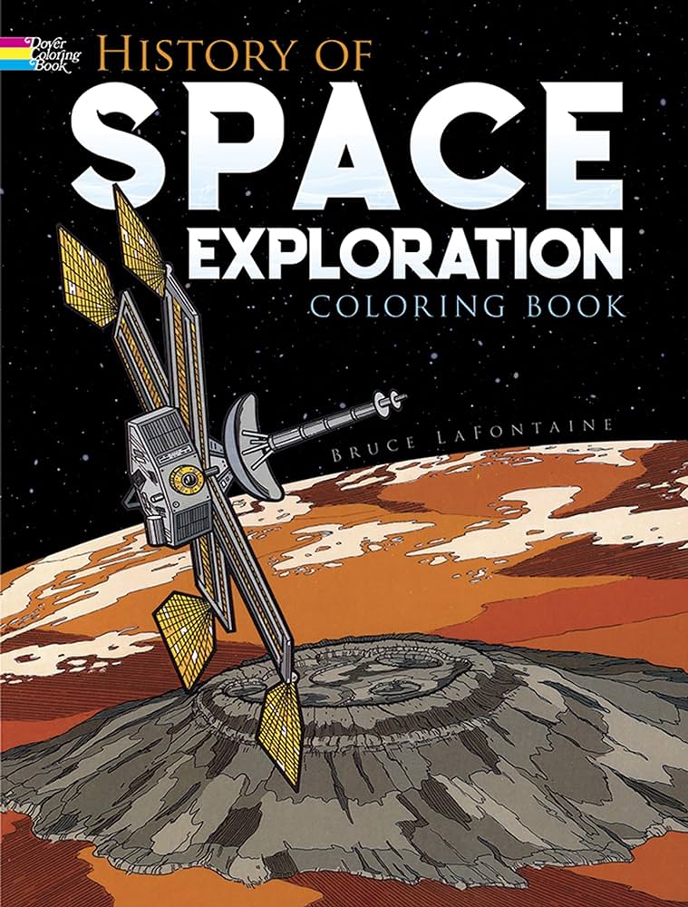 Space Exploration Coloring Book