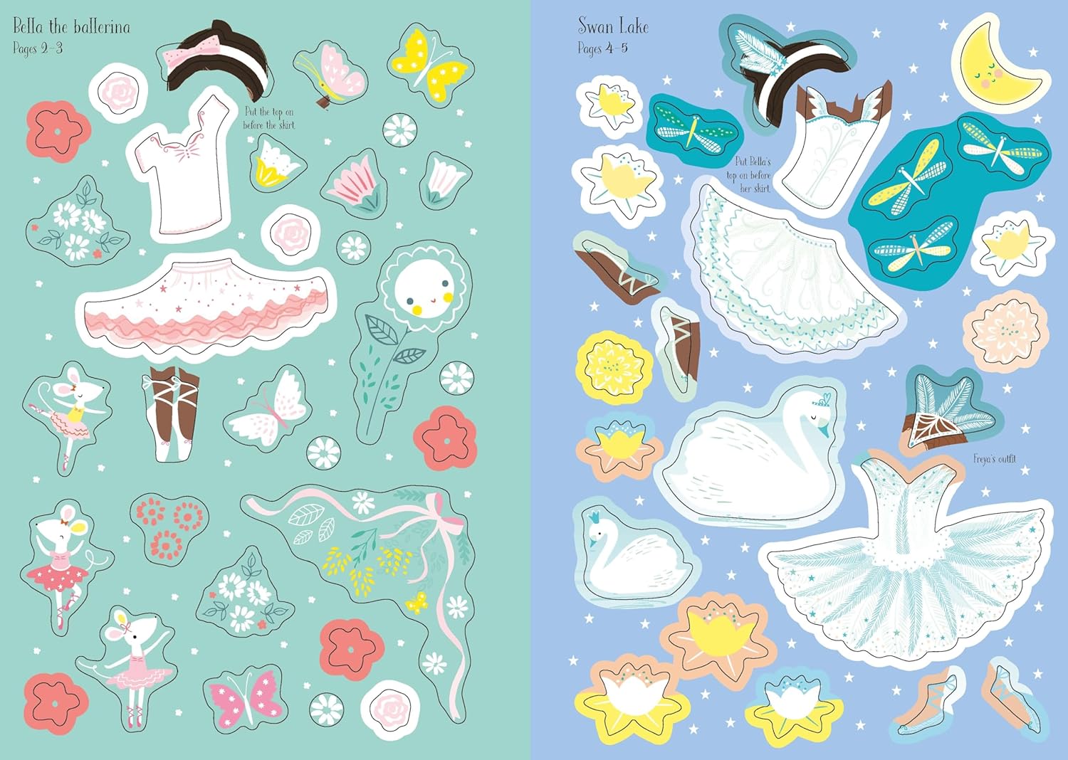 Little Sticker Dolly Dressing - Ballerina