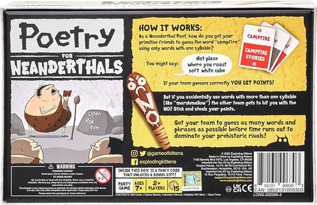 Poetry for Neanderthals