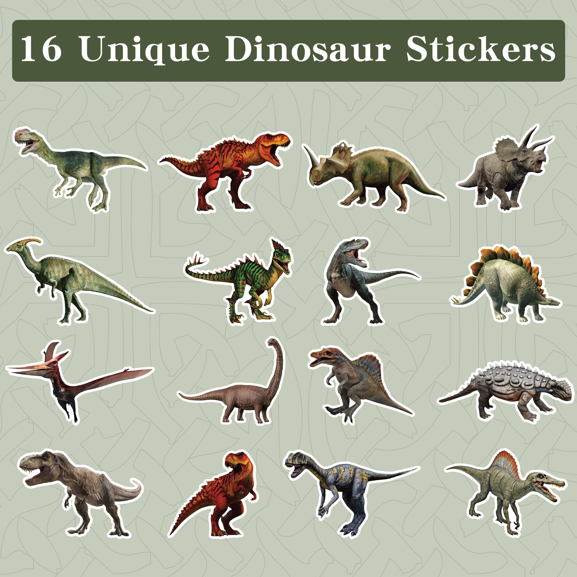 Realistic Dinosaur Stickers