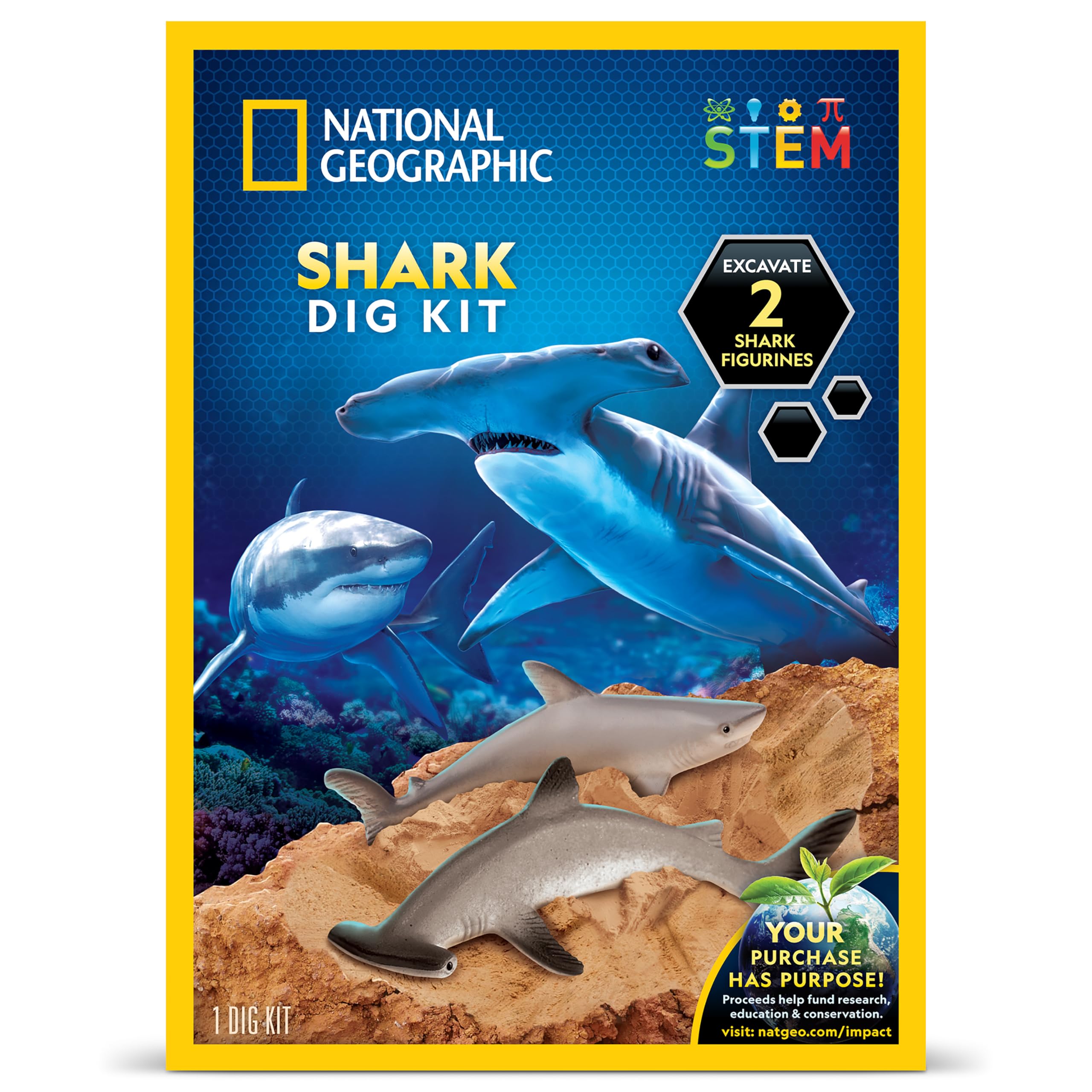 National Geographic Shark Dig Kit