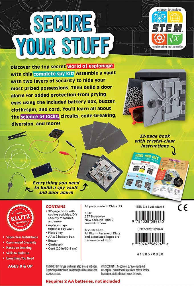 Spy Vault and Code Kit