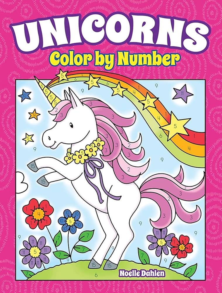 Color By Number - Unicorns