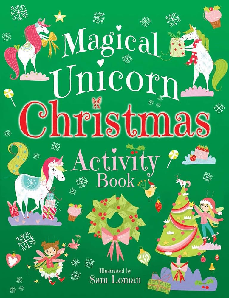 Magical Unicorn Christmas Activity Bookq