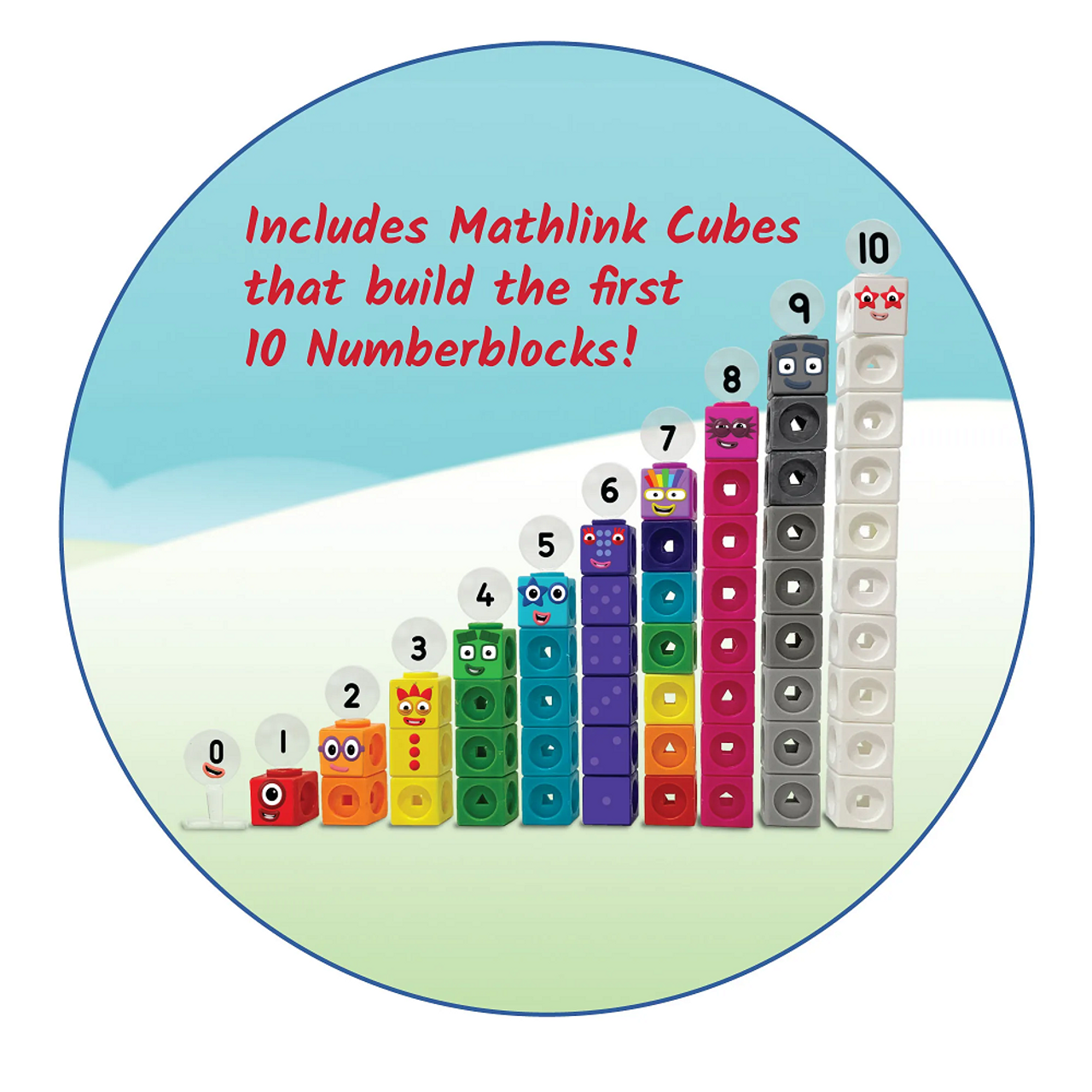 Numberblocks 1-10 Mathlink Cubes