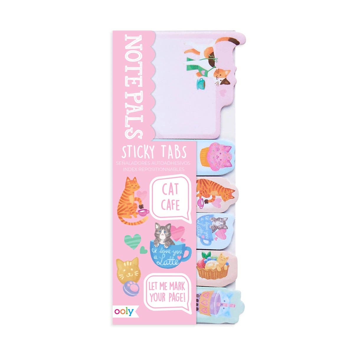 Note Pals Sticky Tabs - Cat Cafe (1 Pack)