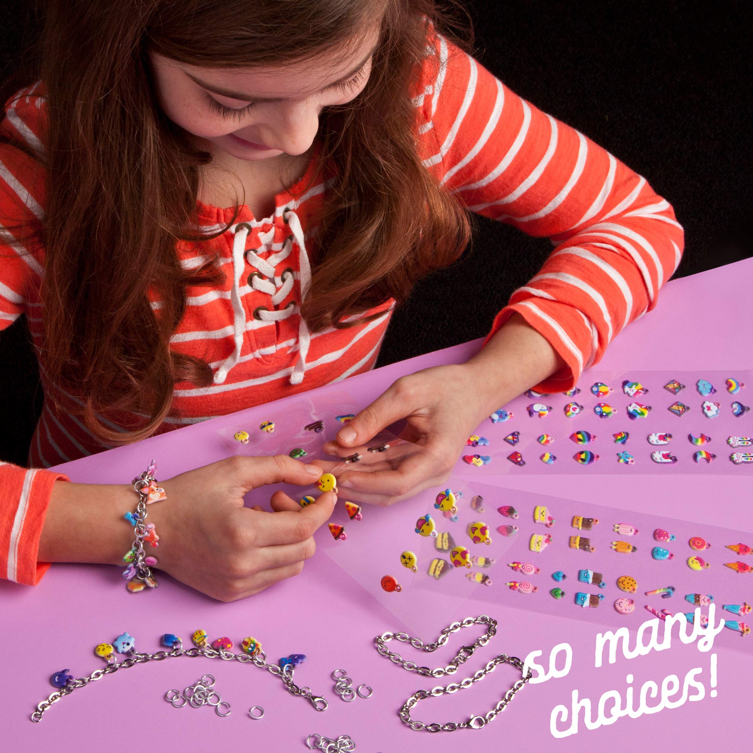 DIY Puffy Charm Bracelets