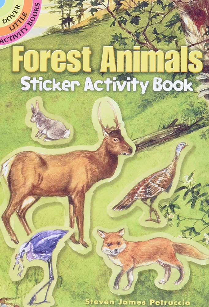 Sticker Activity Book - Forest Animals