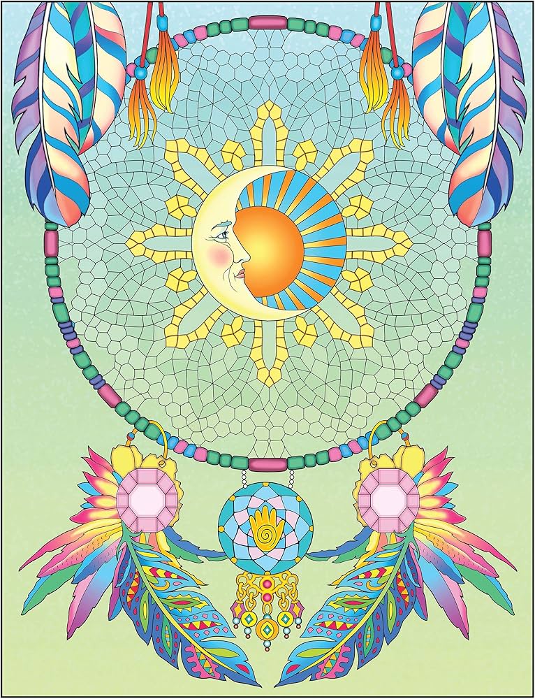 Creative Haven Dazzling Dreamcatchers Coloring Book