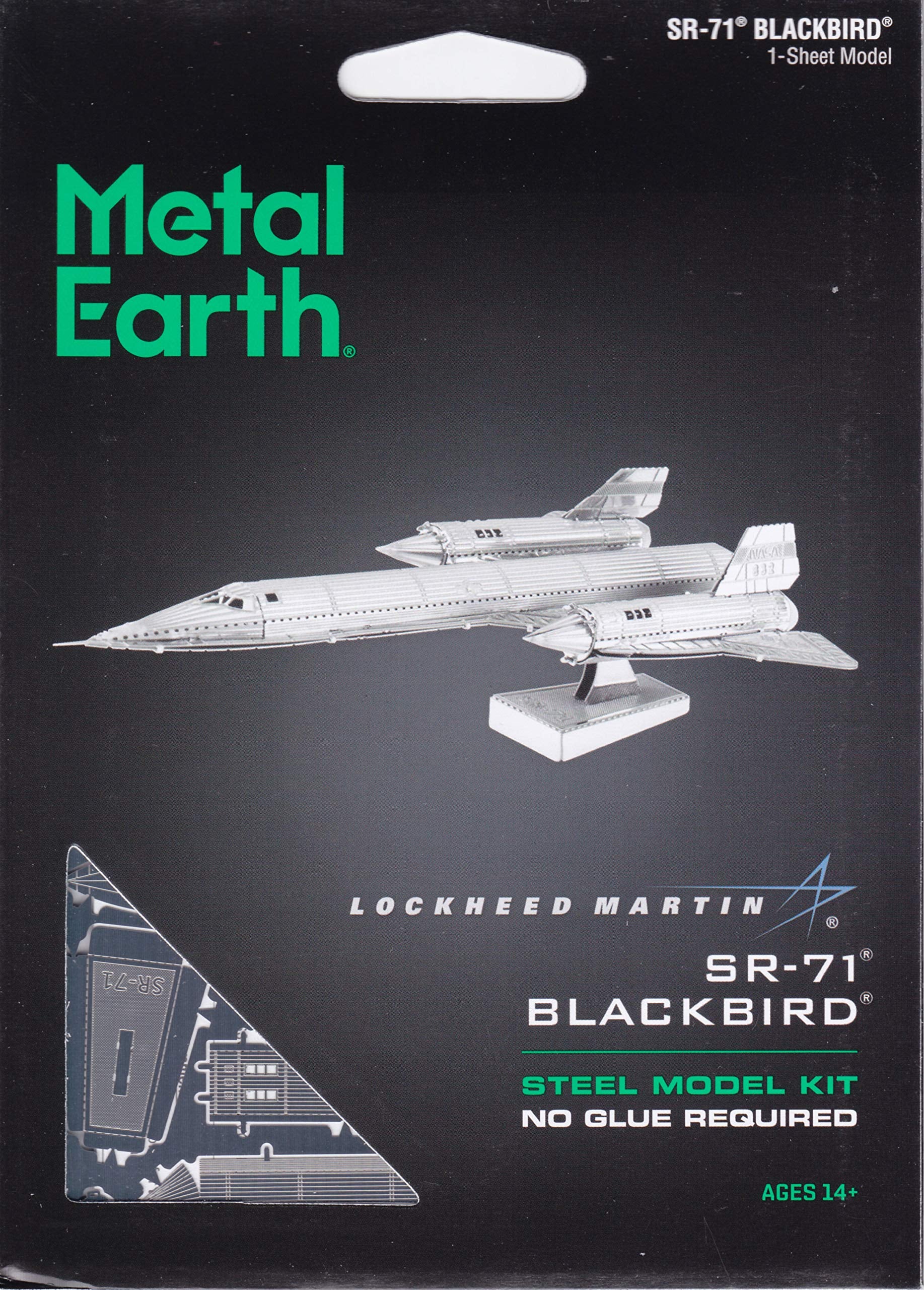 Metal Earth - SR71 Blackbird Plane