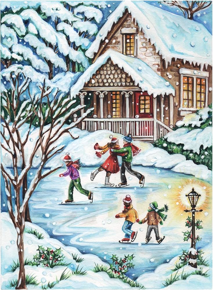 Creative Haven Winter Wonderland Coloring Book