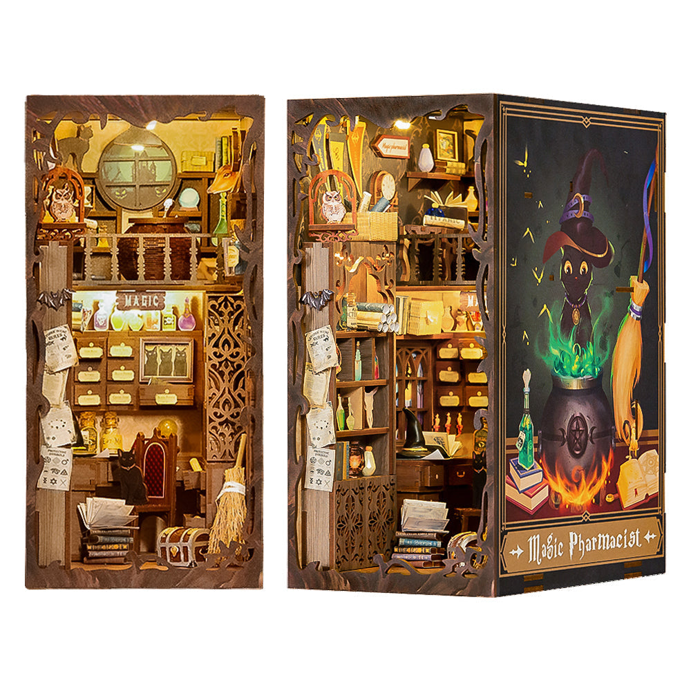 DIY Book Nook Bookend - Magic Pharmacist