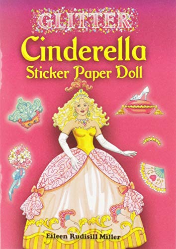 Glitter Cinderella Sticker Paper Doll