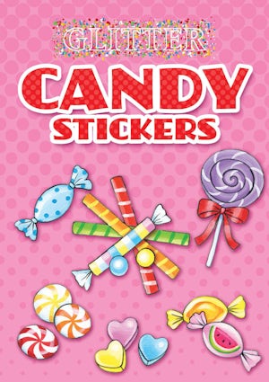 Glitter Stickers - Candy
