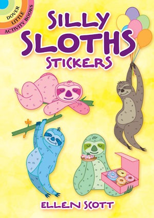 Silly Sloth Stickers