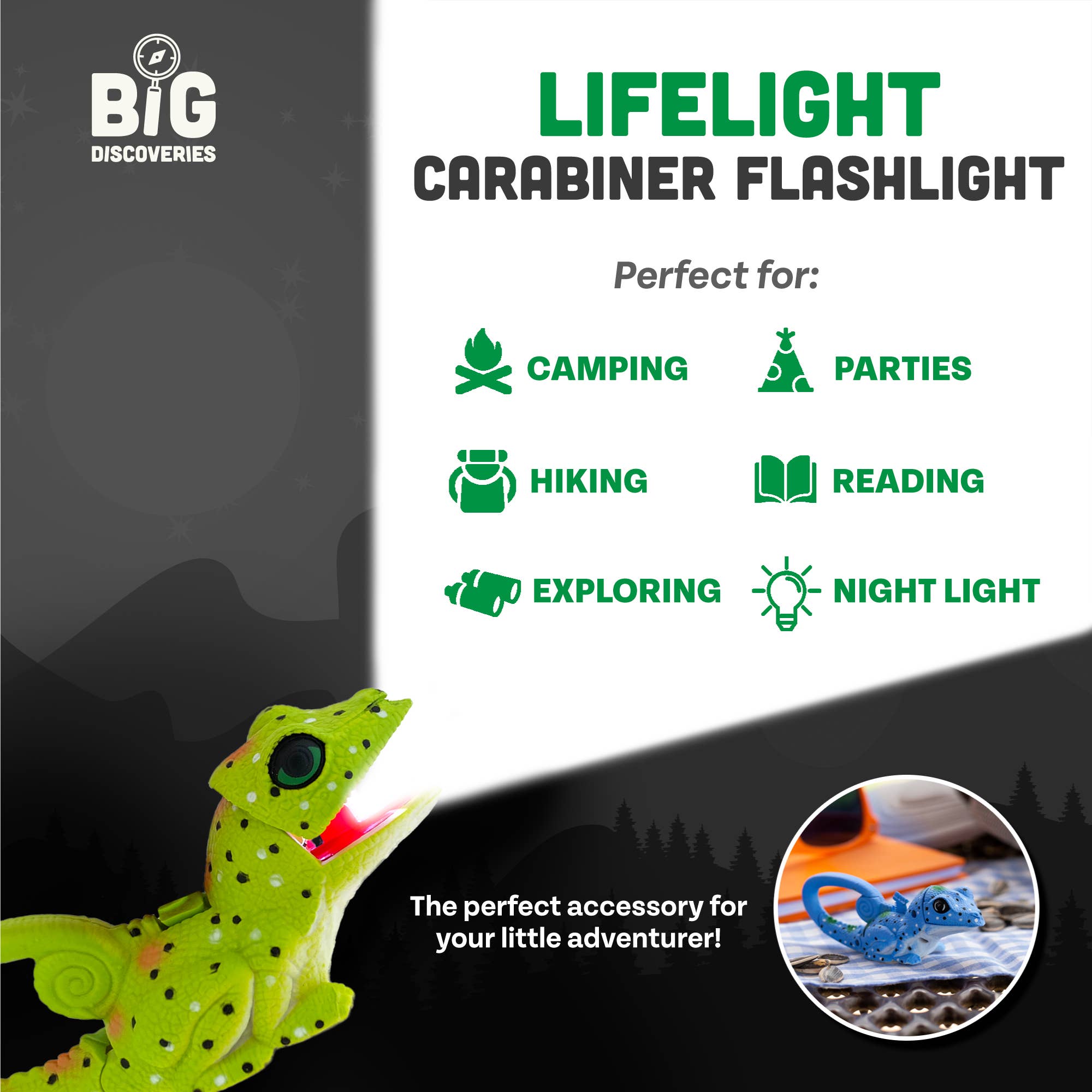 LifeLight Animal Carabiner Flashlight - Assortment