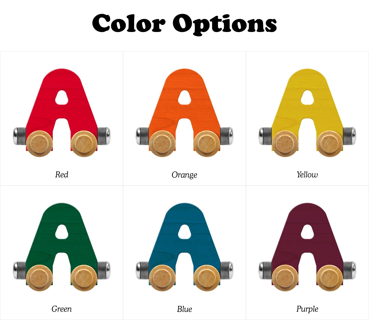 Name Train Bright Letter A
