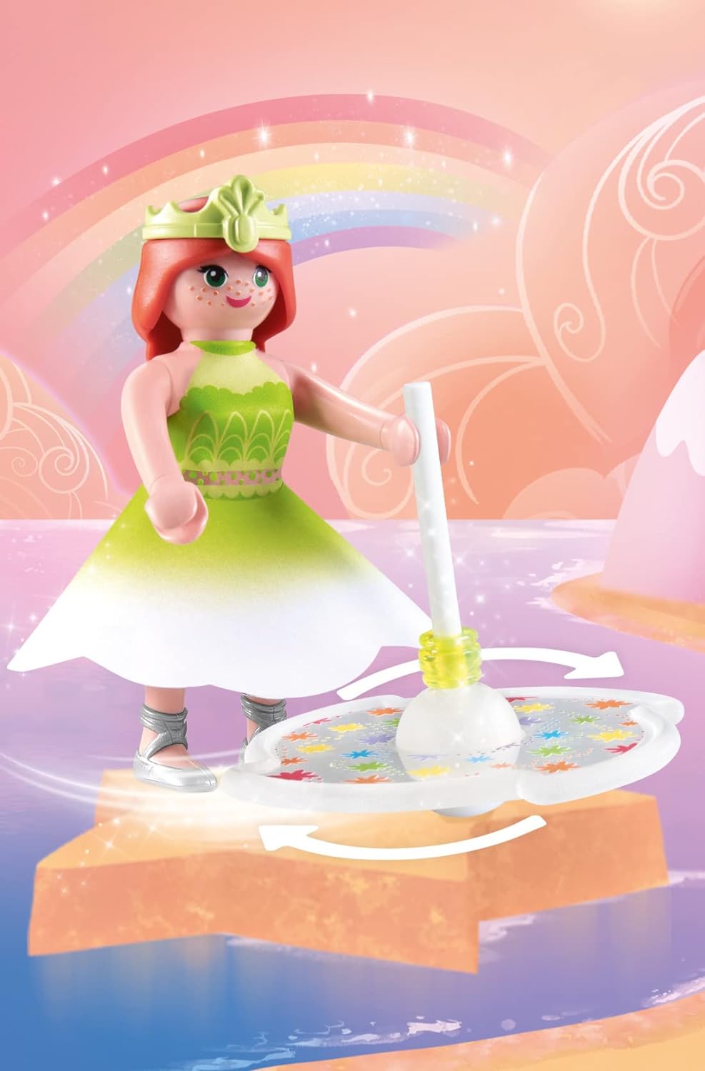 Rainbow Spinning Top Princess