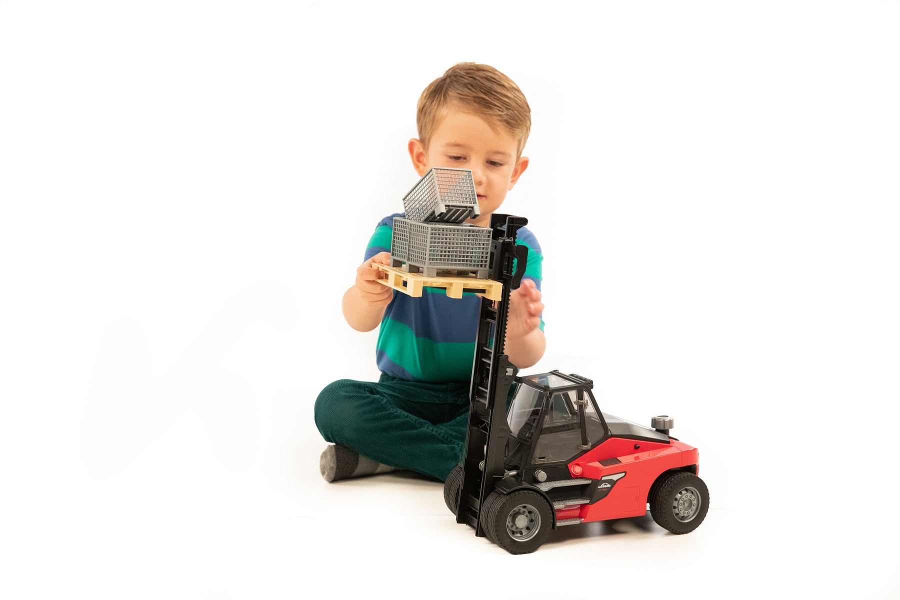 Bruder 02513 Linde HTI60 Fork Lift with Pallet
