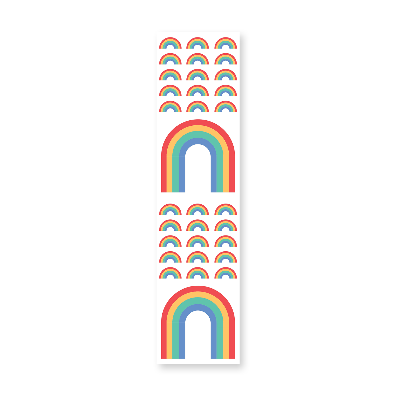 Rainbow-nanza Stickers on the Roll