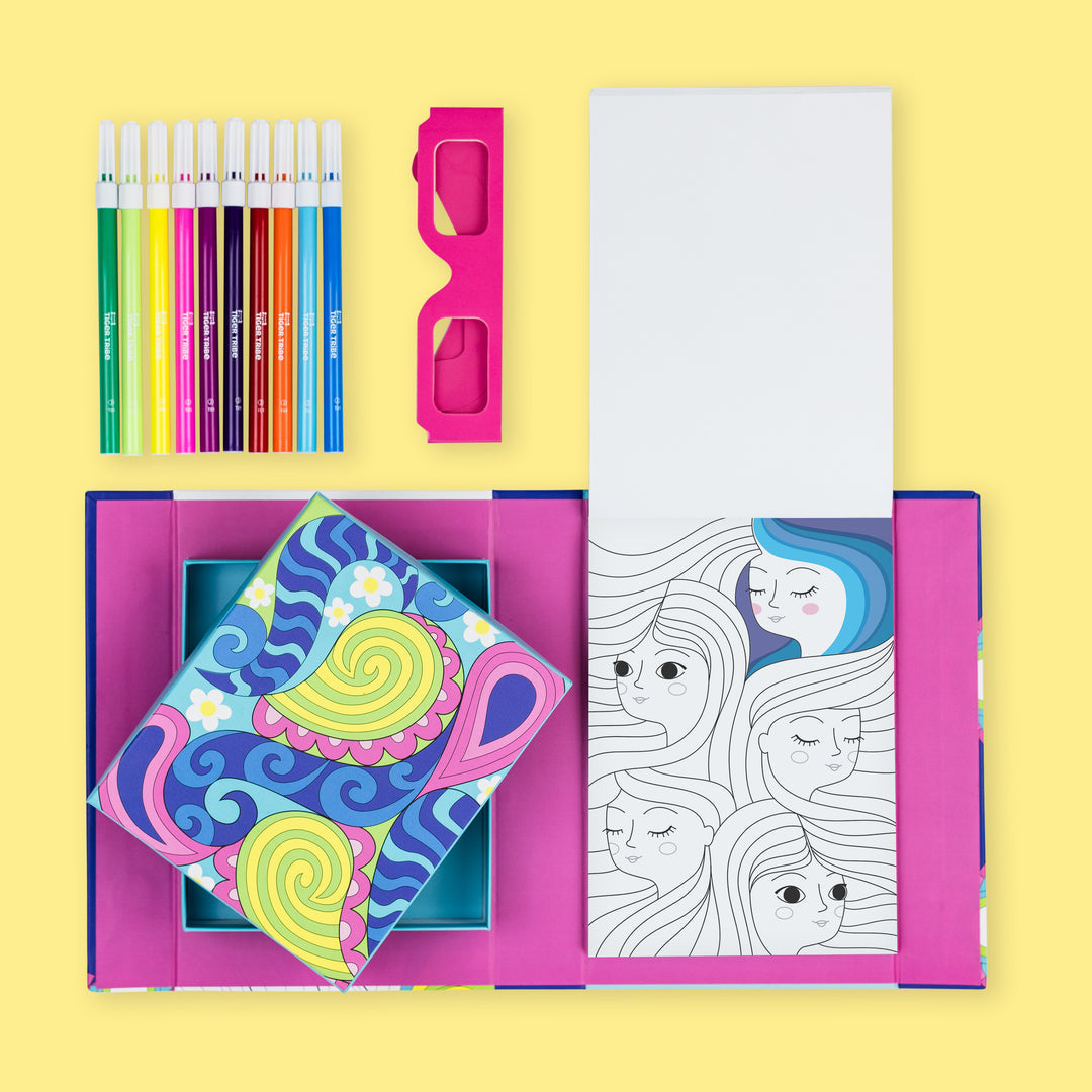 Colouring Set - 3D - Rainbow Dreams