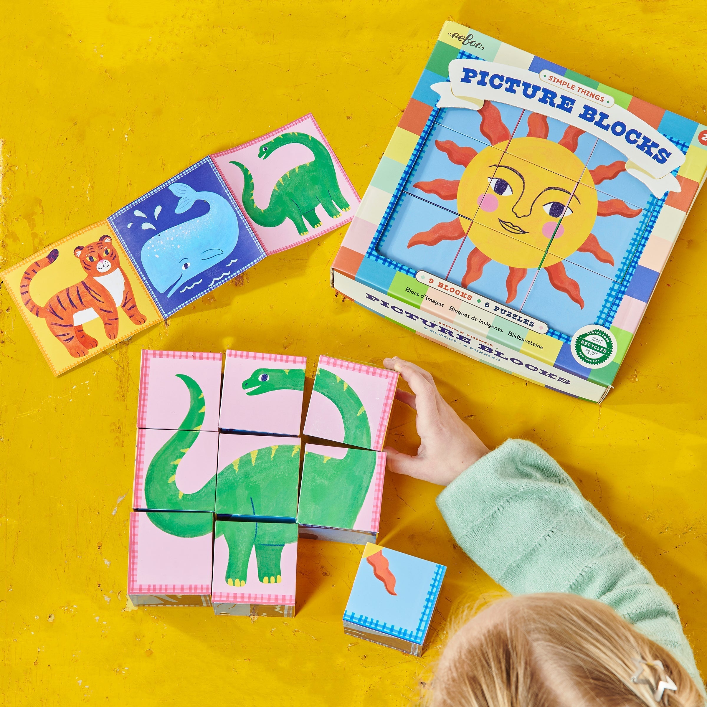 Simple Things Picture Blocks 9 Pc