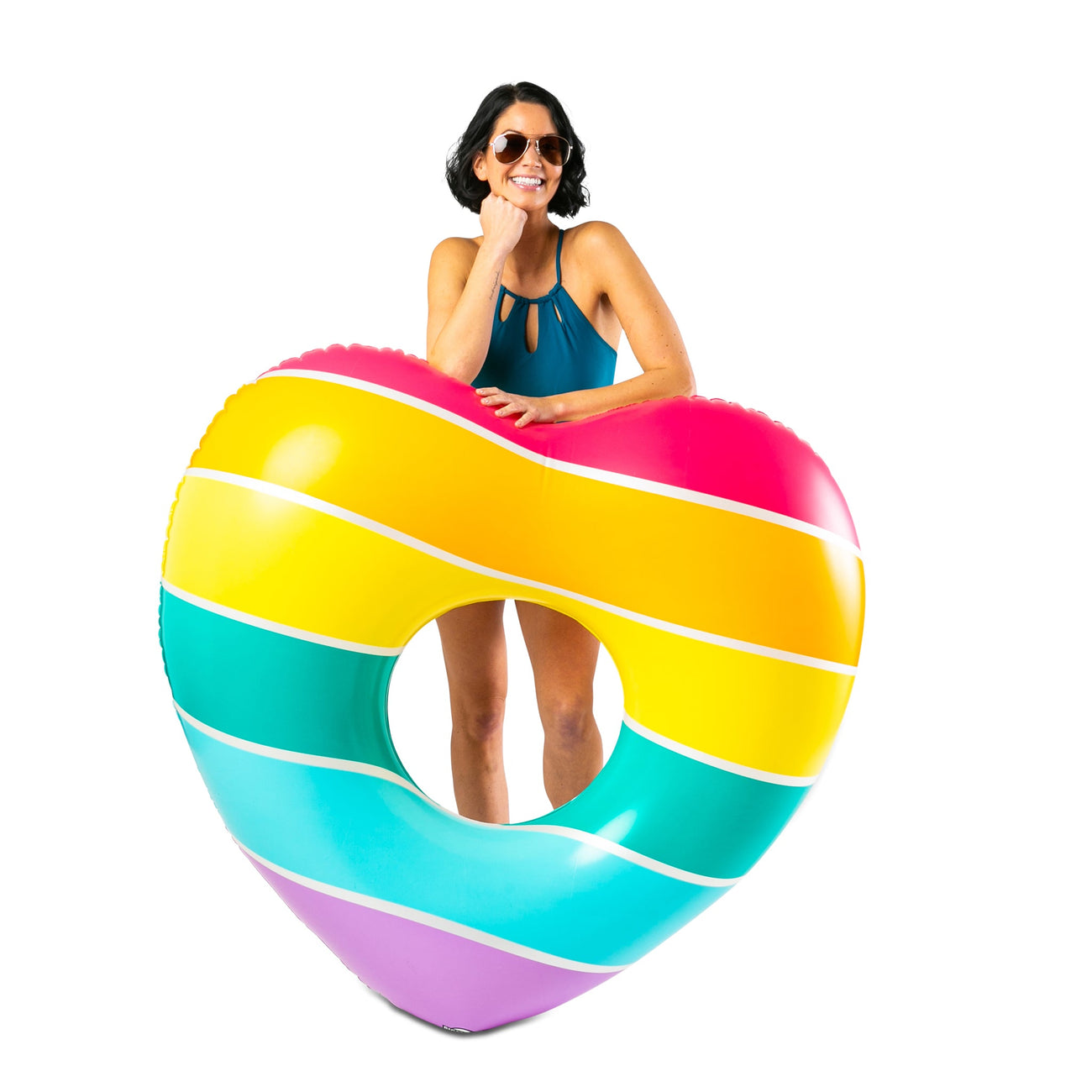 Rainbow Heart Big Float