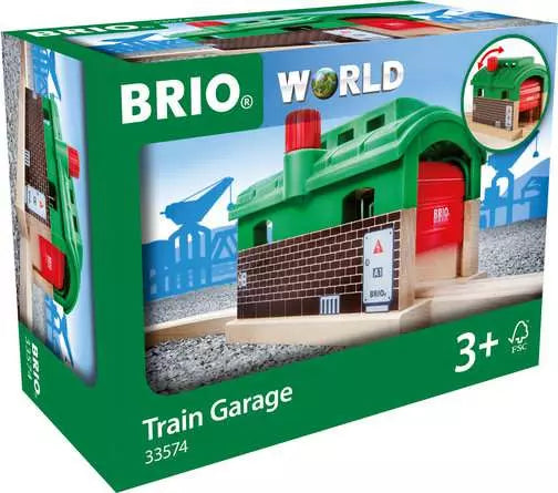 BRIO World Train Garage
