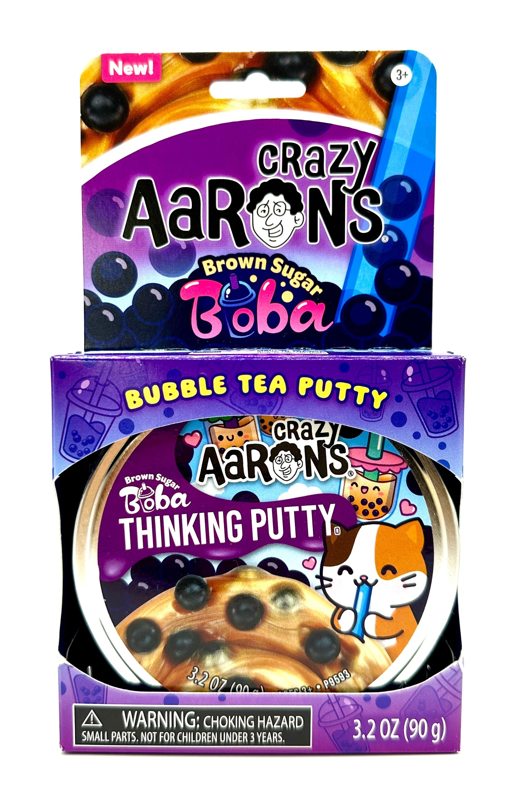 4" Thinking Putty - Brown Sugar Boba
