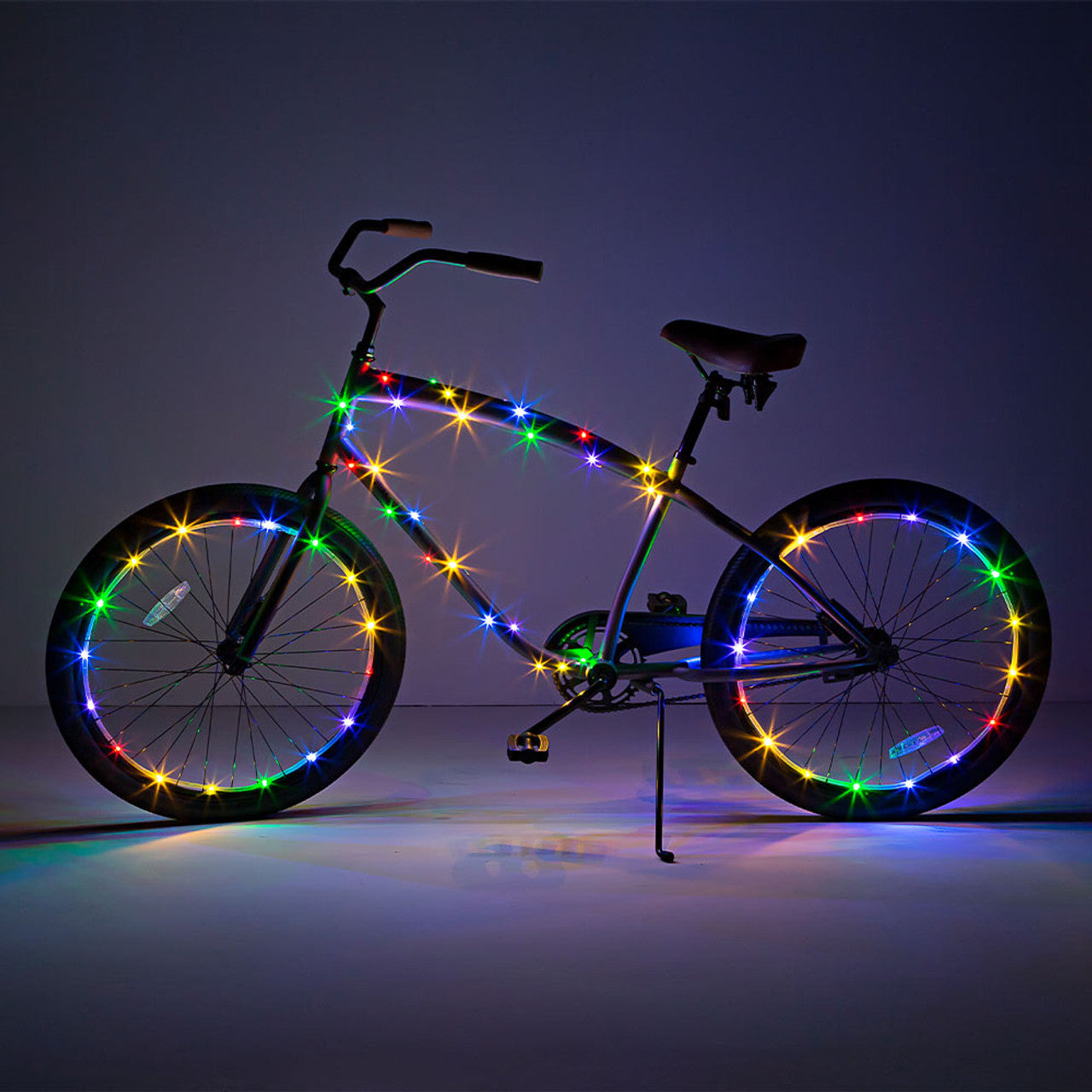 Rainbow Bike Lights Combo