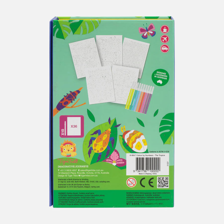 Color By Numbers The Tropics