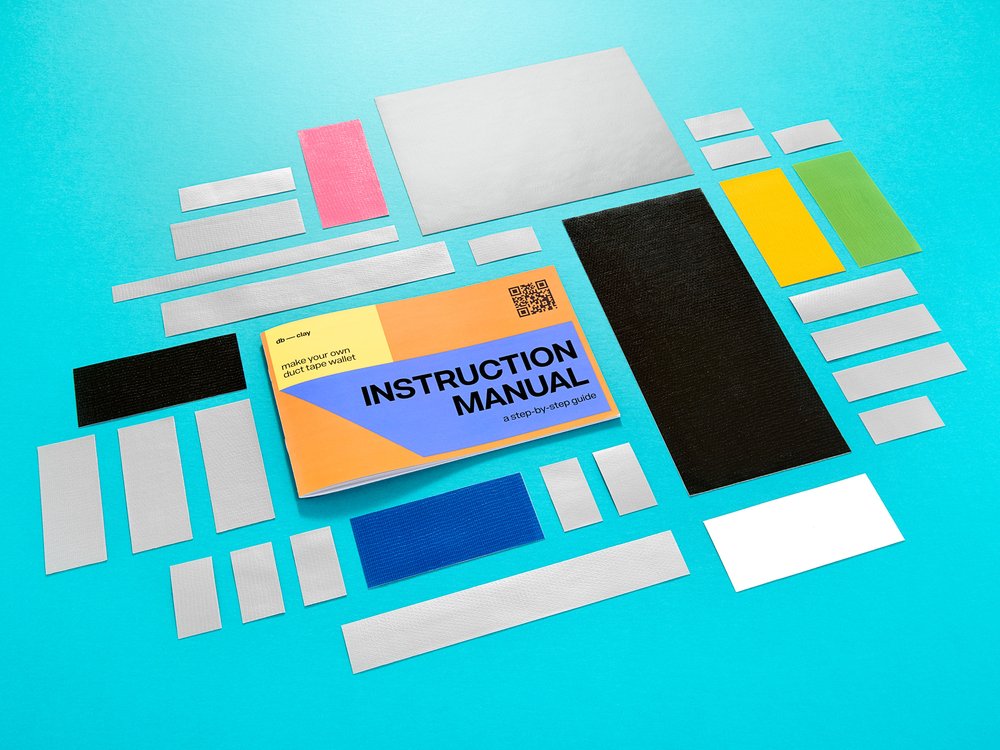 Duct Tape Wallet Kit - Black