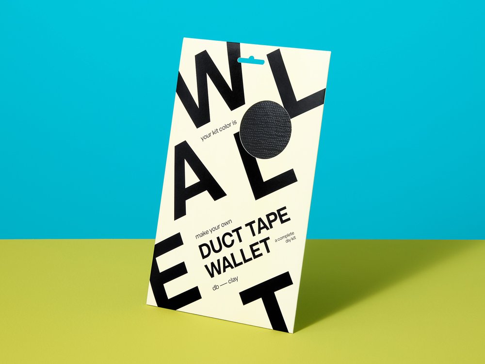 Duct Tape Wallet Kit - Black