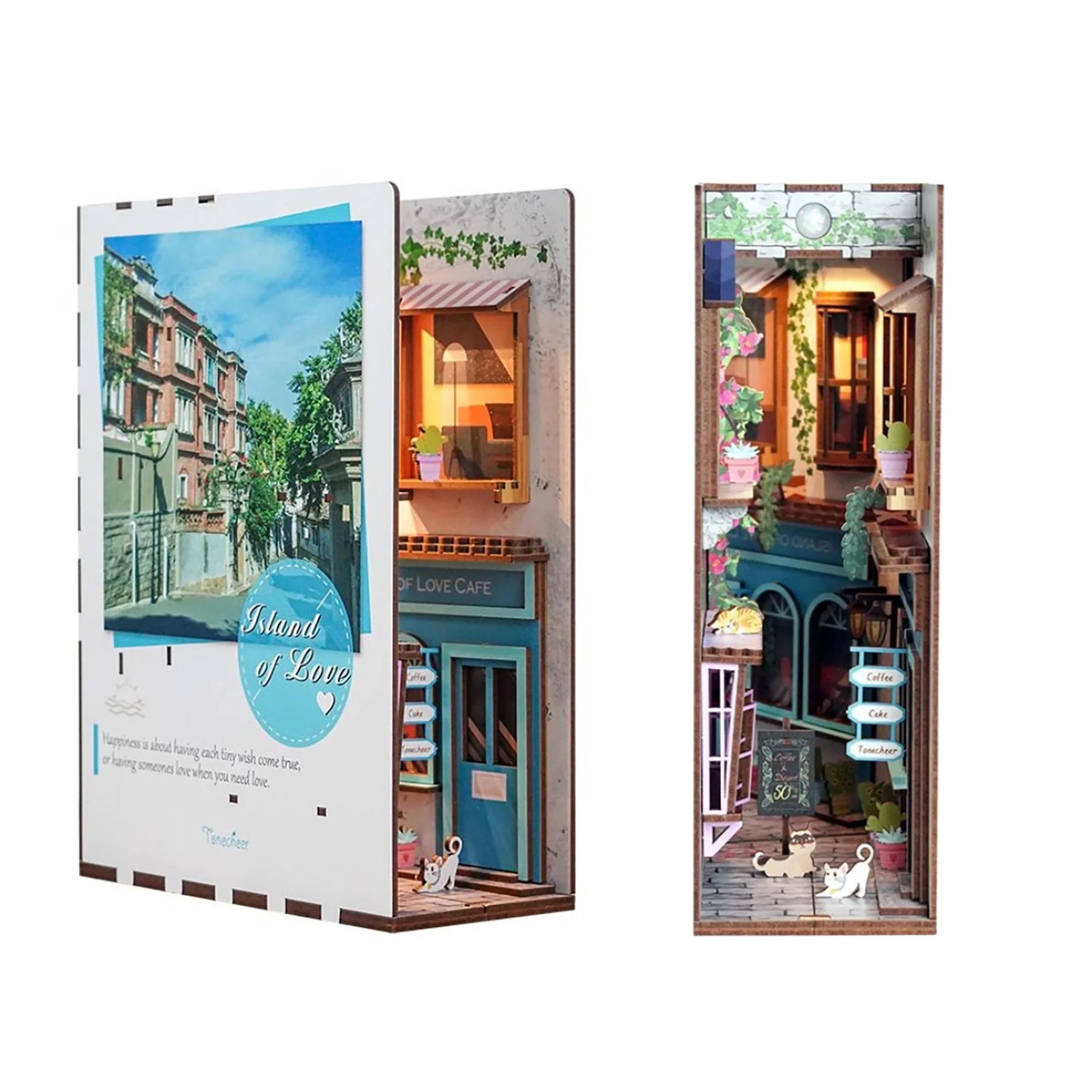 DIY Bookend Puzzle - Island of Love