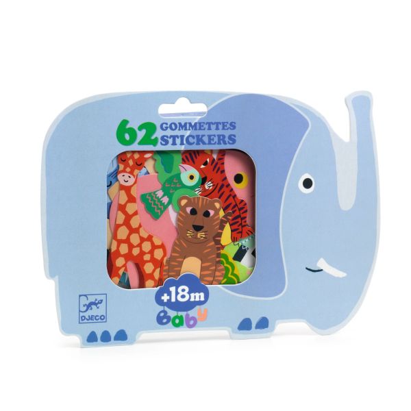Baby Stickers - Safari Animals