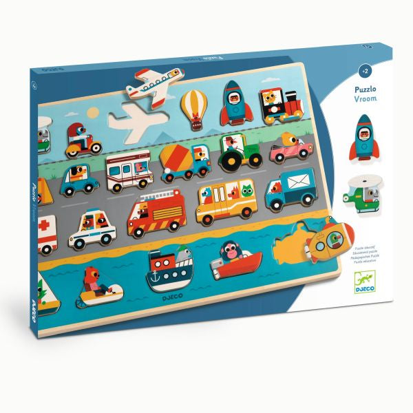 Wooden Puzzles Puzzlo Vroom