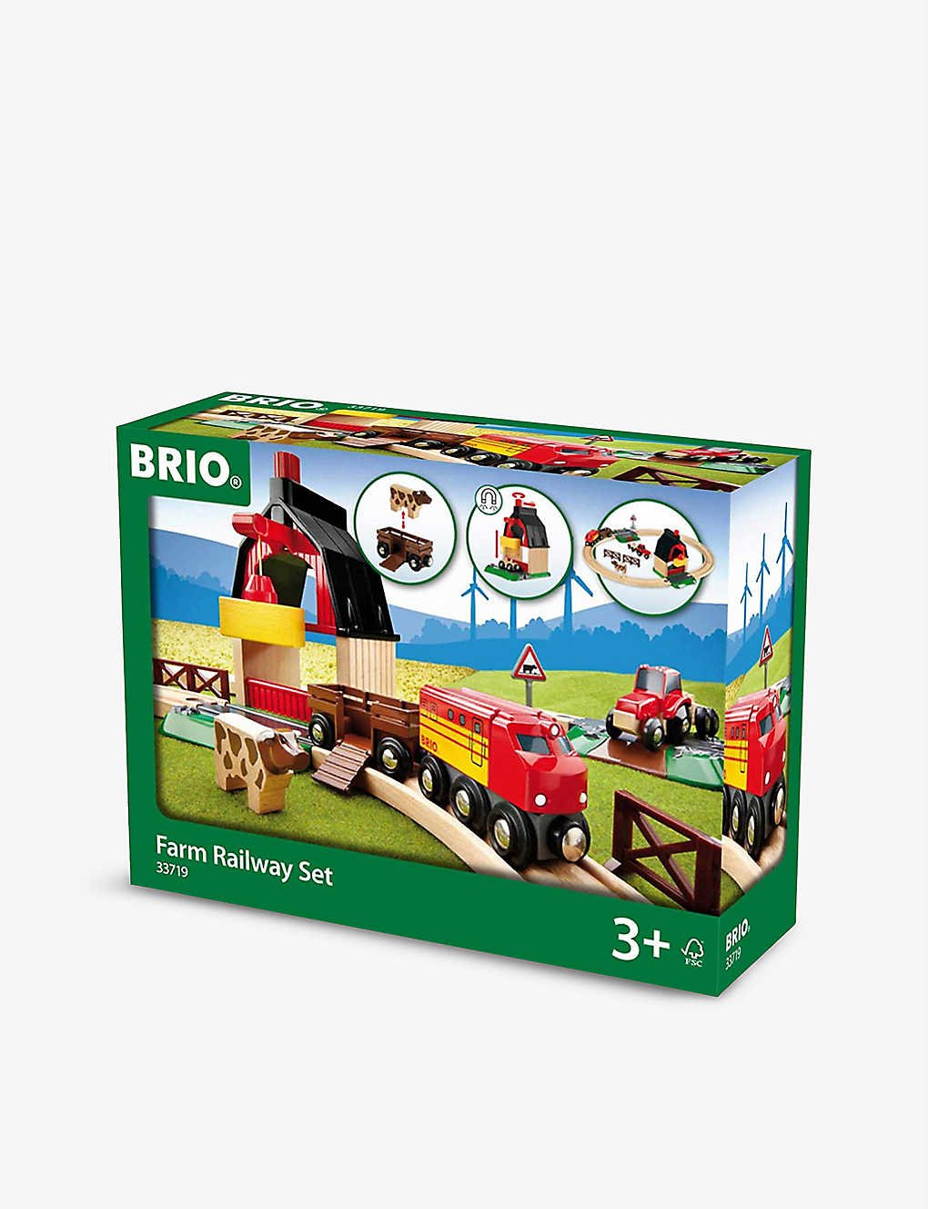 BRIO Farm Railway Set