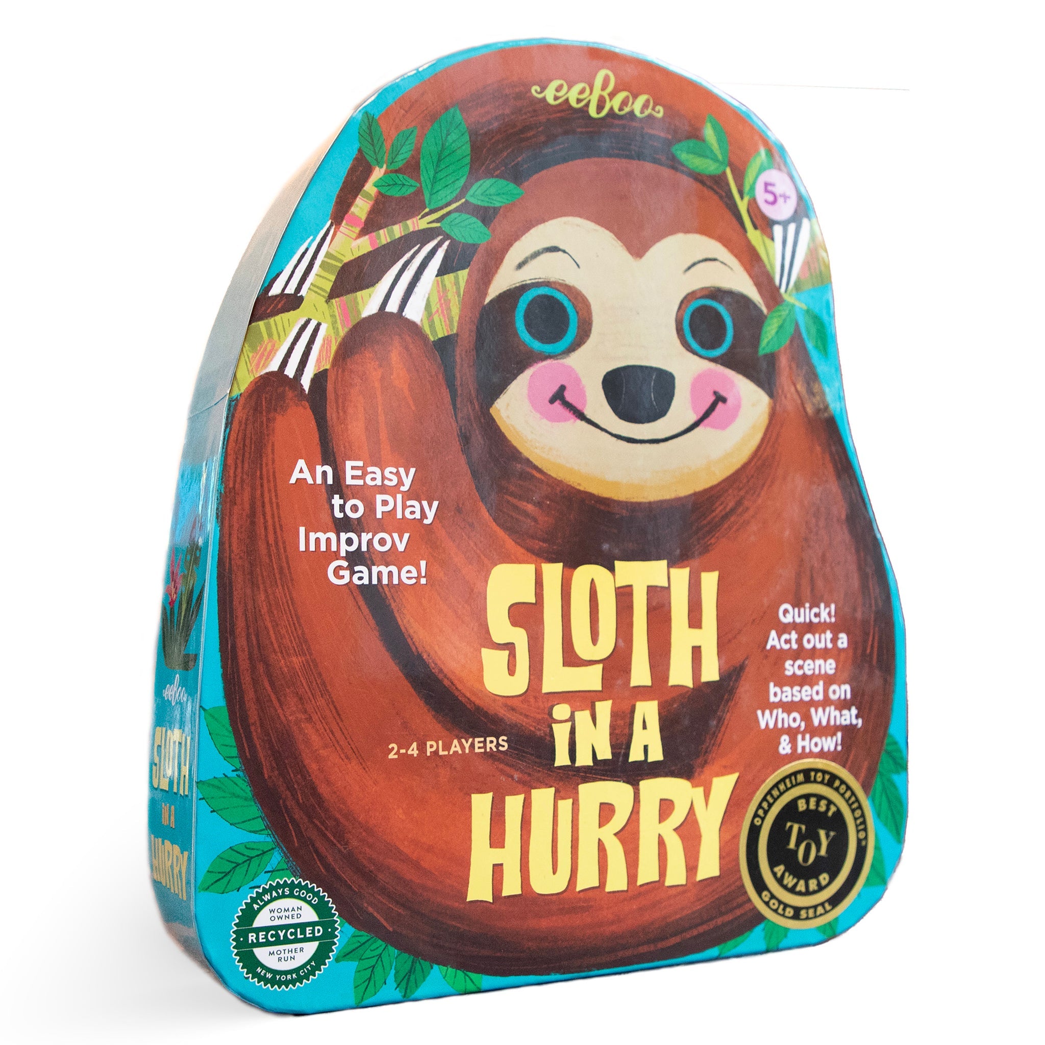 Sloth in a Hurry - Shaped Spinner Game
