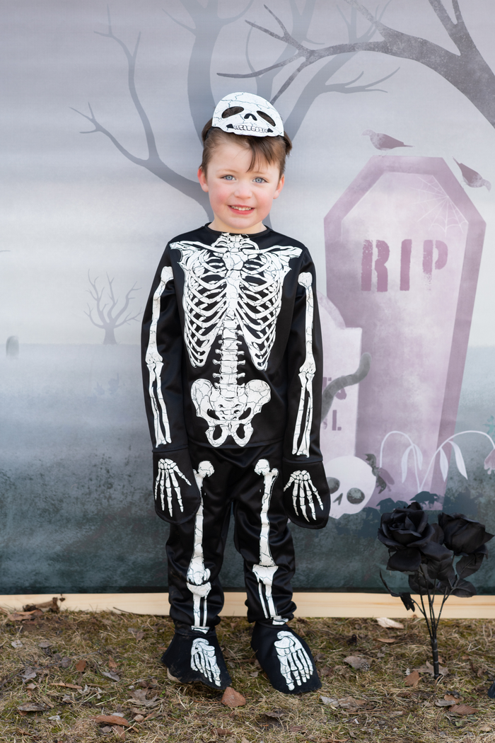 Glow in the Dark Skeleton Costume 5/6