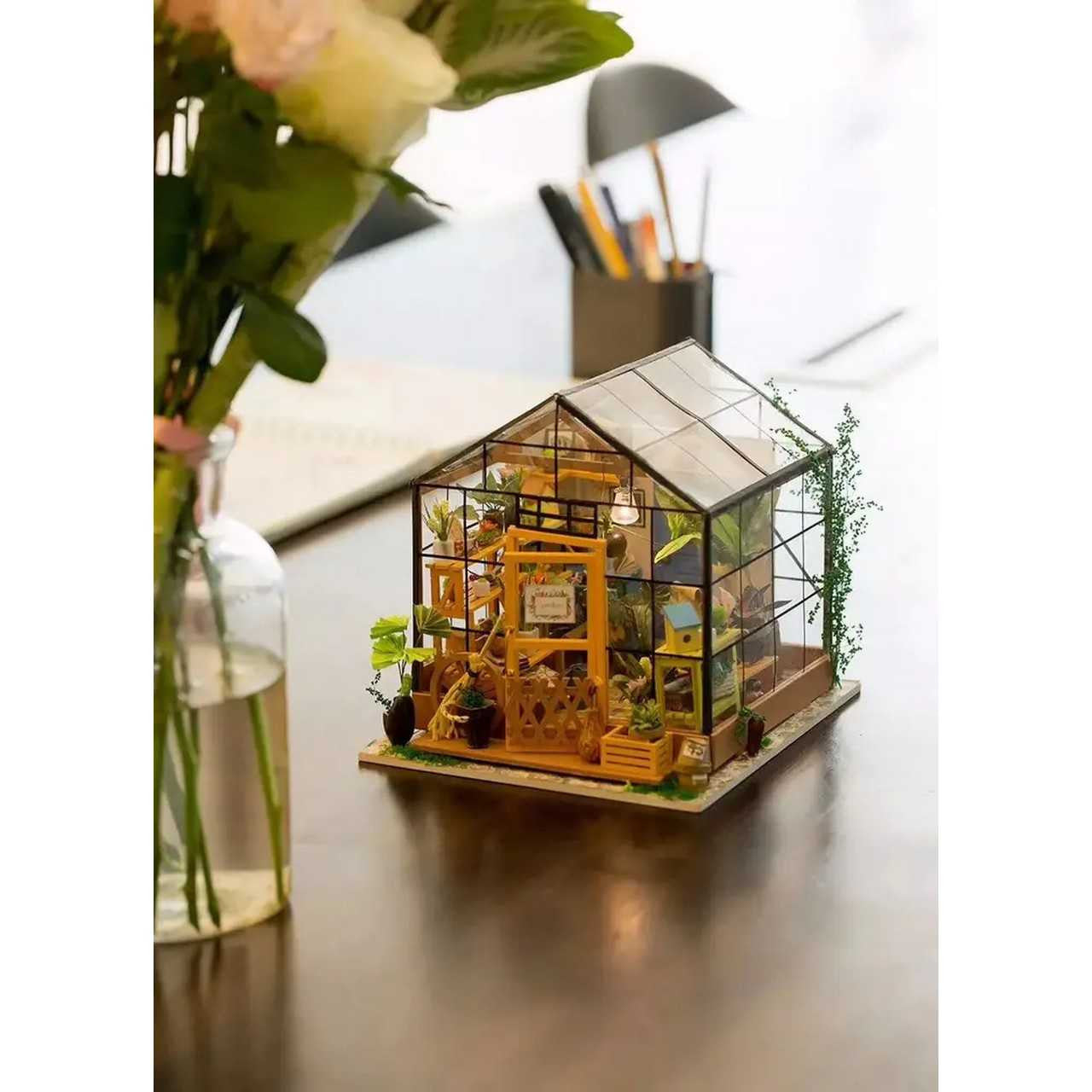 DIY Miniature House Kit - Cathy's Flower House