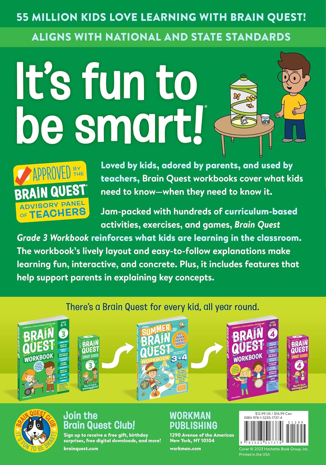 Brain Quest Workbook: Grade 3