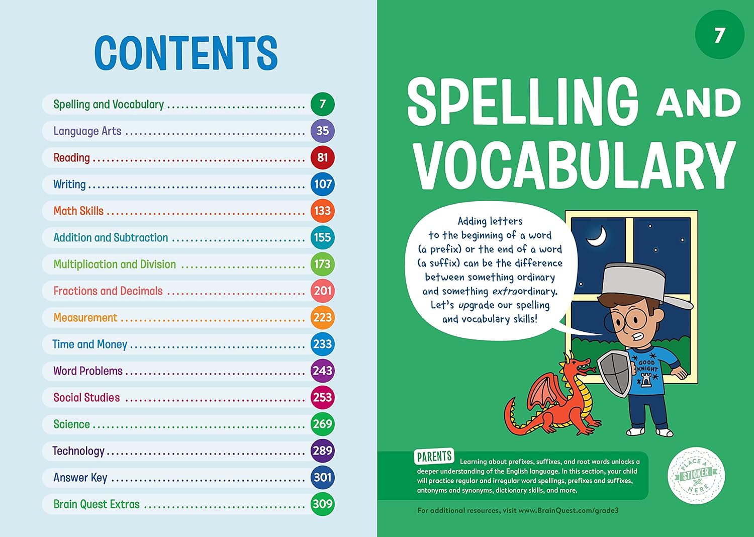 Brain Quest Workbook: Grade 3